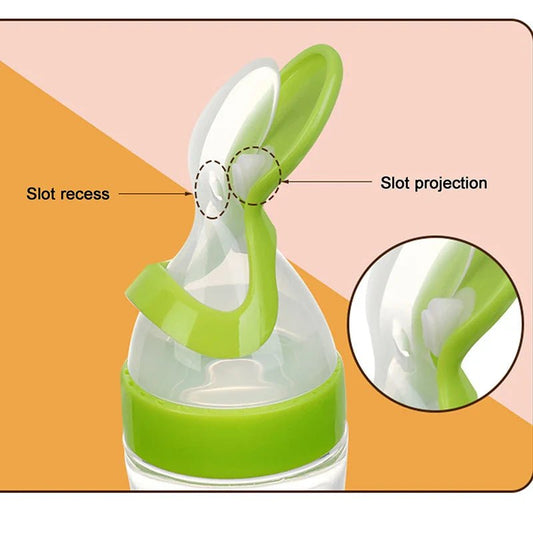 FeedingBottleSpoonBabyFoodDiversification™ - BabyShop AB